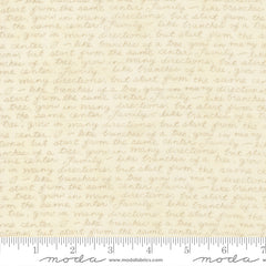 Family Tree Warm White Tonal Family Quotes Yardage by Deb Strain for Moda Fabrics