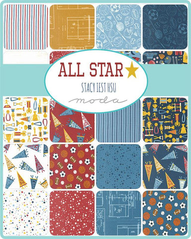 All Star Mini Charm by Stacy Iest Hsu for Moda Fabrics