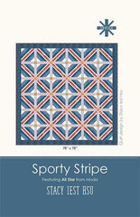 Sporty Stripe Quilt Pattern by Stacy Iest Hsu