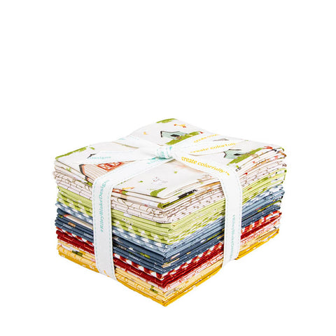 PREORDER Lil' Farm Friends Fat Quarter Bundle by Kelsey Carlson for Riley Blake Designs