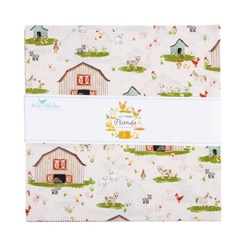 PREORDER Lil' Farm Friends 10" Stacker by Kelsey Carlson for Riley Blake Designs