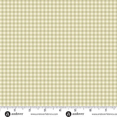 Cozy House Birch Gingham Yardage by Judy Jarvi for Andover Fabrics