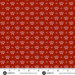 Cozy House Garnet Little Cutie Yardage by Judy Jarvi for Andover Fabrics