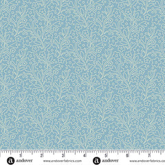 Cozy House Midnight Dainty Flowers Yardage by Judy Jarvi for Andover Fabrics