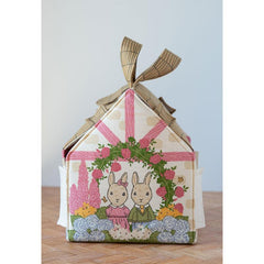 My Secret Garden Garden Bunny Cottage Panel by Stacy Iest Hsu for Moda Fabrics