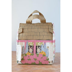 My Secret Garden Garden Bunny Cottage Panel by Stacy Iest Hsu for Moda Fabrics
