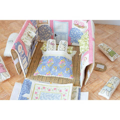 My Secret Garden Garden Bunny Cottage Panel by Stacy Iest Hsu for Moda Fabrics