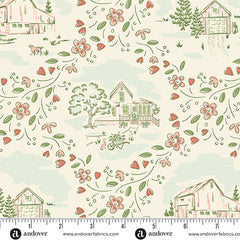Heartland Clay Heartland Yardage by Judy Jarvi for Andover Fabrics