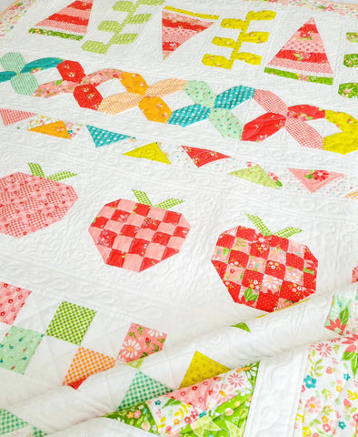 Strawberry Lemonade Summer Slice Quilt Kit