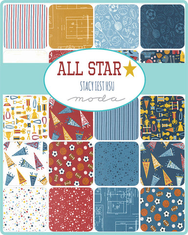 All Star Fat Quarter Bundle by Stacy Iest Hsu for Moda Fabrics