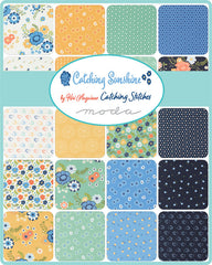Catching Sunshine Fat Quarter Bundle by Catching Stitches for Moda Fabrics