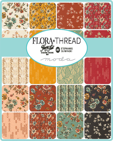 PREORDER Flora & Thread Jelly Roll by Fancy That Design House for Moda Fabrics