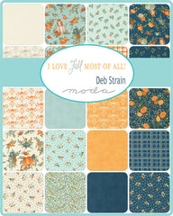 I Love Fall Most Of All Mini Charm by Deb Strain for Moda Fabrics