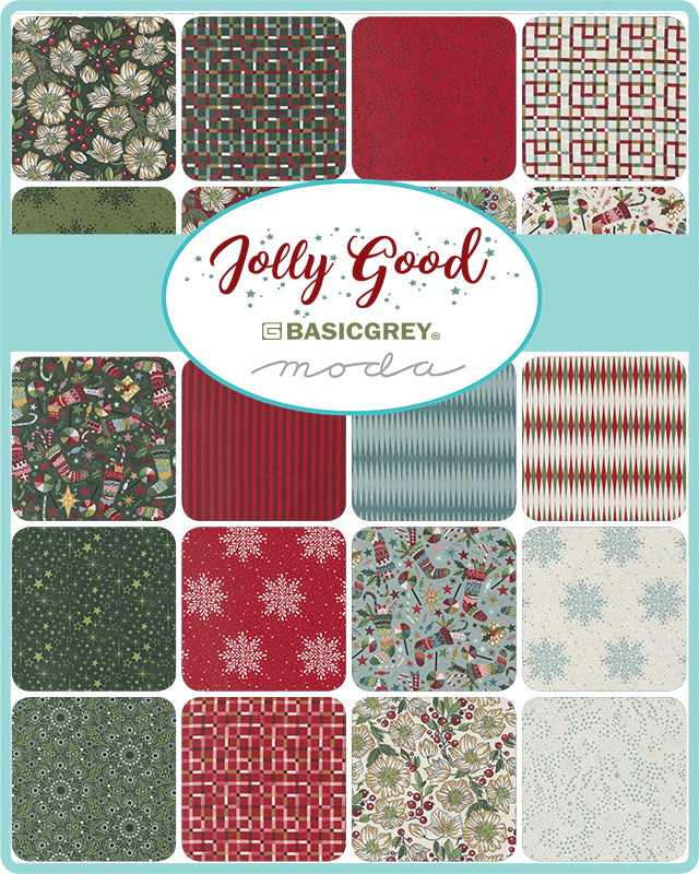 Jolly Good Fat Quarter Bundle by Basic Grey for Moda Fabrics