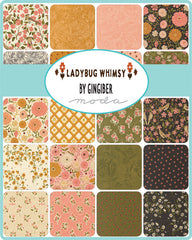 PREORDER Ladybug Whimsy Jelly Roll by Gingiber for Moda Fabrics