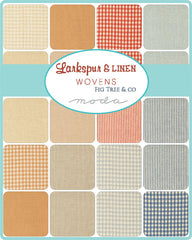 Larkspur & Linen Wovens Fat Quarter Bundle by Fig Tree & Co. for Moda Fabrics
