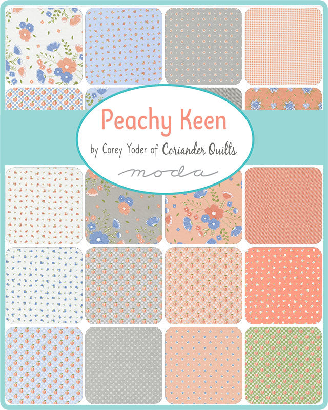 Peachy Keen Jelly Roll by Corey Yoder for Moda Fabrics