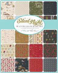 PREORDER Silent Night Fat Quarter Bundle by Watercolour Heart for Moda Fabrics