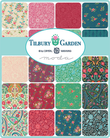 PREORDER Tilbury Garden Fat Quarter Bundle by Crystal Manning for Moda Fabrics