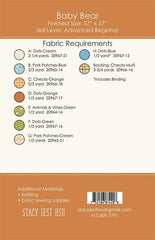 Baby Bear Quilt Pattern by Stacy Iest Hsu