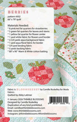 Berries Quilt Pattern by Thimble Blossoms
