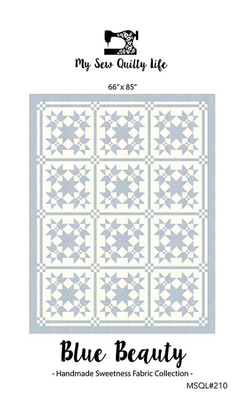 Blue Beauty Quilt Pattern by My Sew Quilty Life