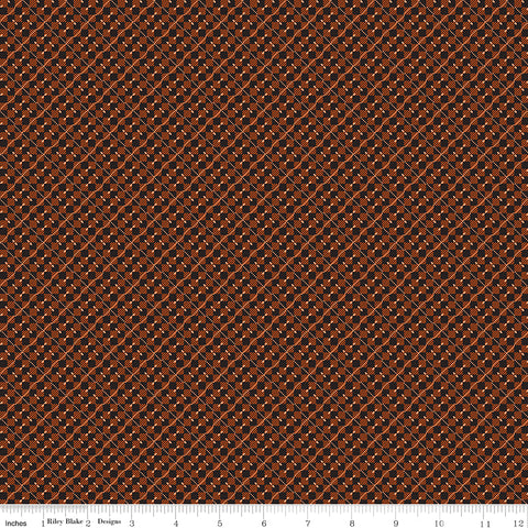 BOLT END 23" Bountiful Autumn Rust Plaid Yardage by Buttermilk Basin for Riley Blake Designs