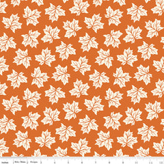 Shades Of Autumn Orange Leaves Yardage by My Mind's Eye for Riley Blake Designs