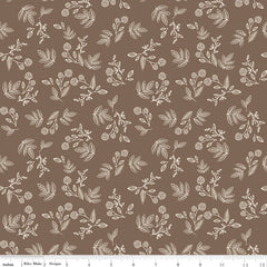 Shades Of Autumn Brown Sprigs Yardage by My Mind's Eye for Riley Blake Designs