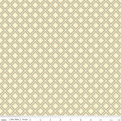 Fall's In Town Cream Grid Yardage by Sandy Gervais for Riley Blake Designs