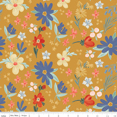 Farmhouse Summer Gold Main Yardage by Echo Park Paper Co. for Riley Blake Designs