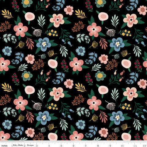 Let's Create Black Main Yardage by Echo Park Paper Co. for Riley Blake Designs