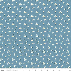 Let's Create Blue Flowers Yardage by Echo Park Paper Co. for Riley Blake Designs