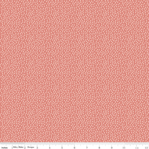 Let's Create Coral Splotches Yardage by Echo Park Paper Co. for Riley Blake Designs