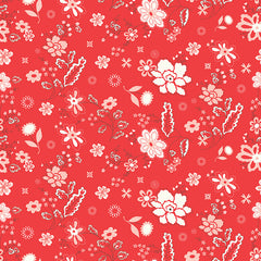 I Love Us Red Main Yardage by Sandy Gervais for Riley Blake Designs