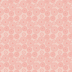 I Love Us Blush Circle Dots Yardage by Sandy Gervais for Riley Blake Designs