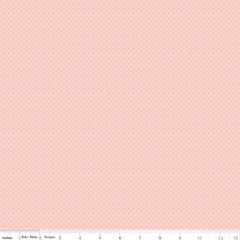 Spring Gardens Pink Swiss Dot Yardage by My Mind's Eye for Riley Blake Designs