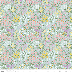 Bunny Trail Powder Spring Floral Yardage by Dani Mogstad for Riley Blake Designs