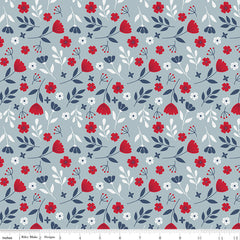 American Beauty Storm Floral Yardage by Dani Mogstad for Riley Blake Designs