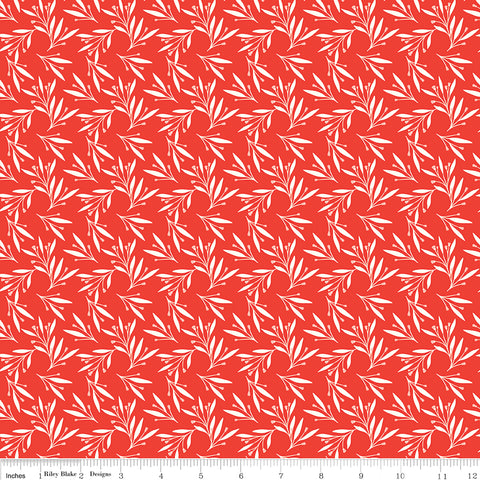 Feed My Soul Red Leaves Yardage by Sandy Gervais for Riley Blake Designs