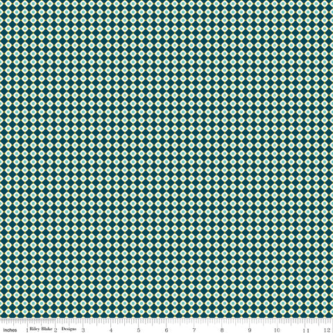 Feed My Soul Navy Dots Yardage by Sandy Gervais for Riley Blake Designs