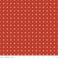 Christmas Is In Town Red Stars Yardage by Sandy Gervais for Riley Blake Designs