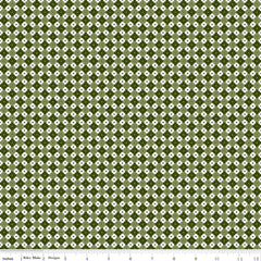 Christmas Is In Town Green Geo Yardage by Sandy Gervais for Riley Blake Designs