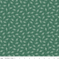 Merry Little Christmas Green Peppermint Yardage by My Mind's Eye for Riley Blake Designs