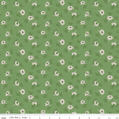 Home Town Holiday Basil Pineflower Yardage by Lori Holt for Riley Blake Designs