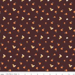 Pumpkin Spice Espresso Pumpkins Yardage by Simple Simon & Co. for Riley Blake Designs