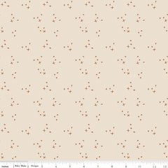 Pumpkin Spice Ivory Sparkle Yardage by Simple Simon & Co. for Riley Blake Designs