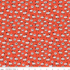 Farm Livin' Red Sheep Yardage by Diane Labombarbe for Riley Blake Designs