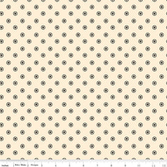 Cowboys Cream Circle Stars Yardage by Echo Park Paper Co. for Riley Blake Designs