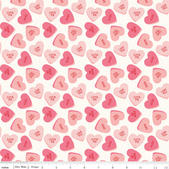 Sweetheart Cream Main Yardage by My Mind's Eye for Riley Blake Designs